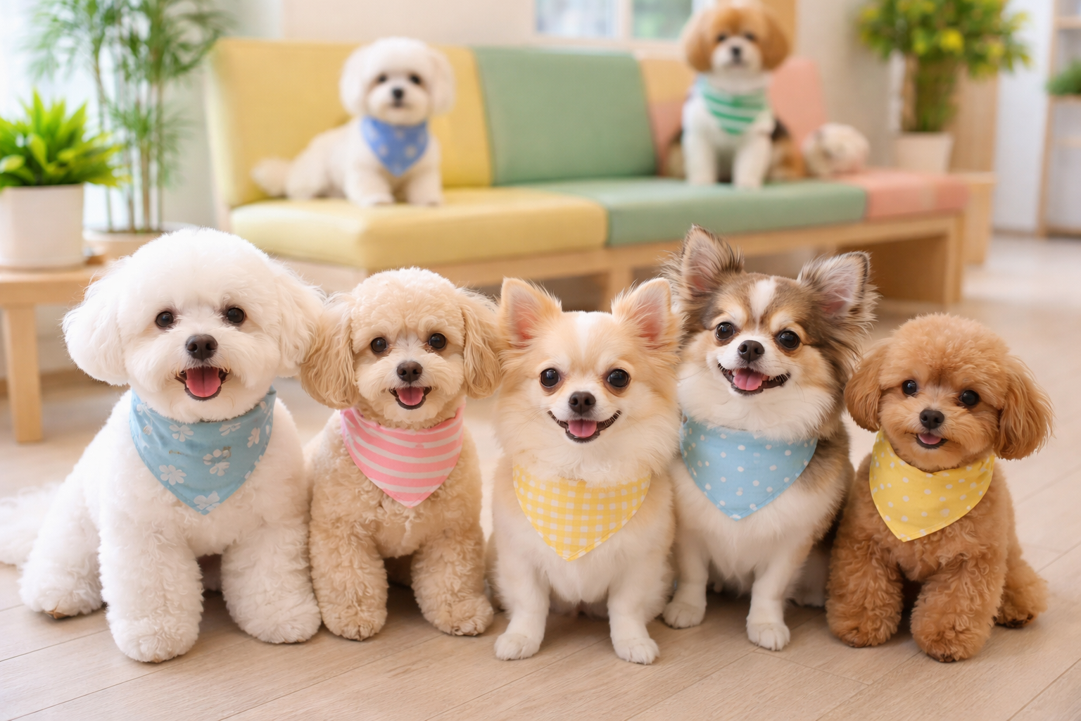 大勢のわんちゃん